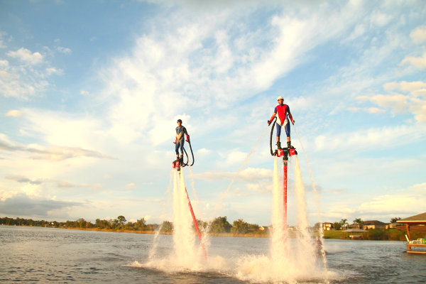 waterspouts adventure Miami fly boarding hovercraft 